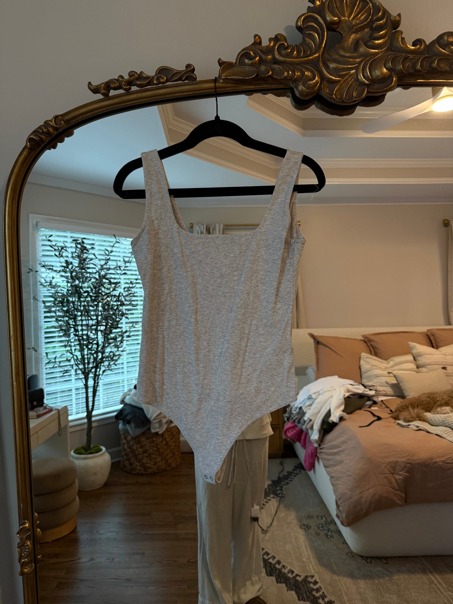 Grey bodysuit