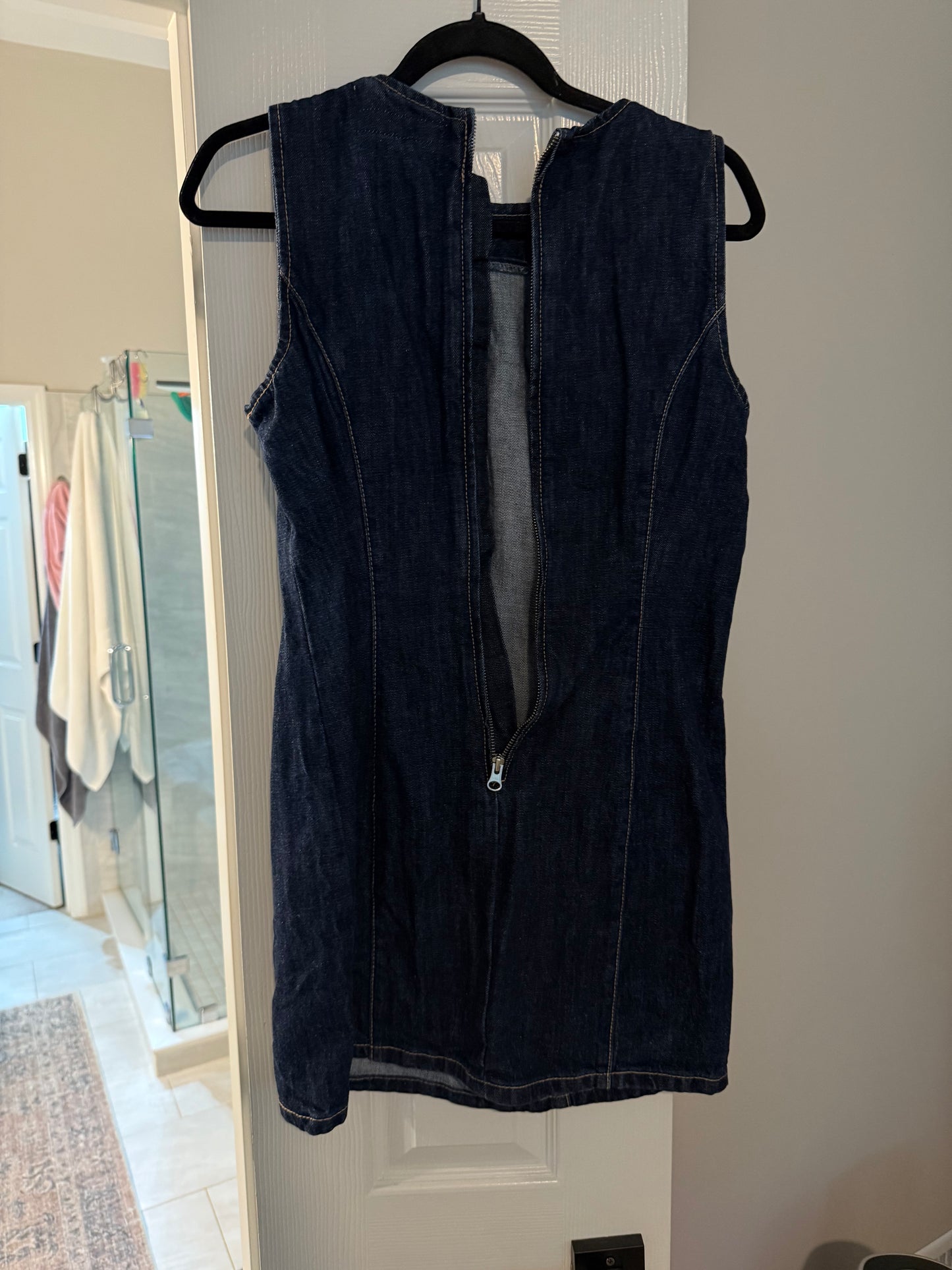 Zara denim dress size medium