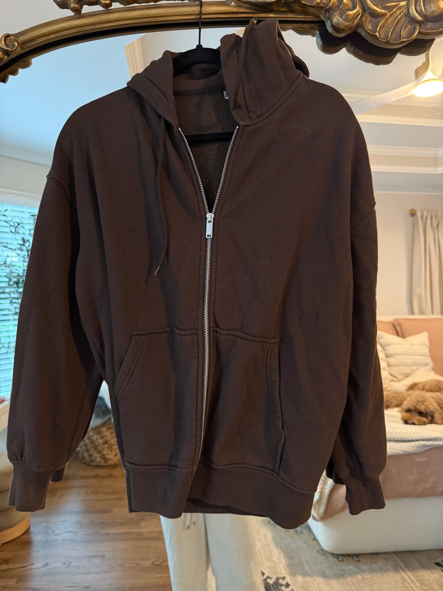 Zip up hoodie size medium