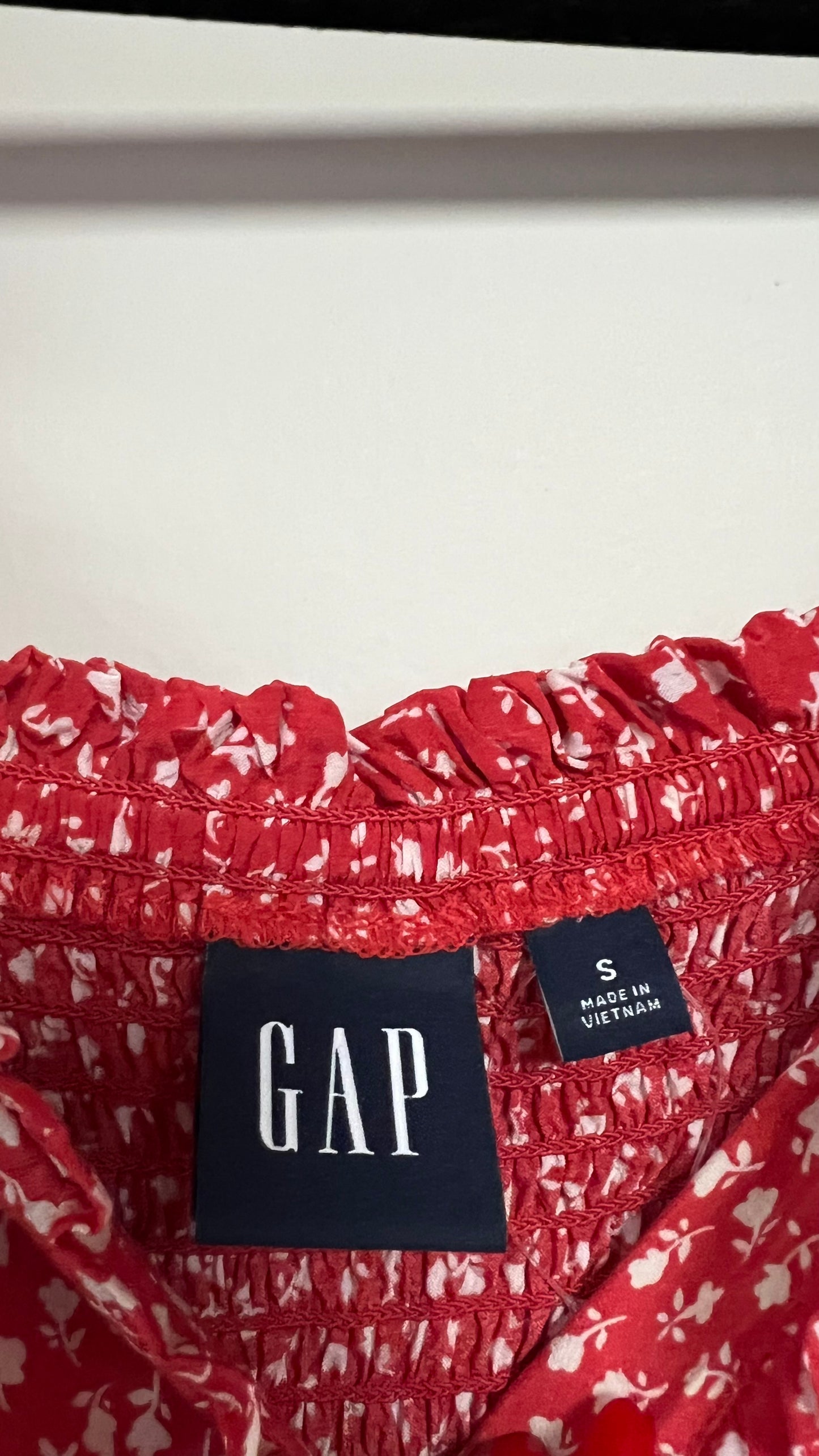 Gap flowers red dress