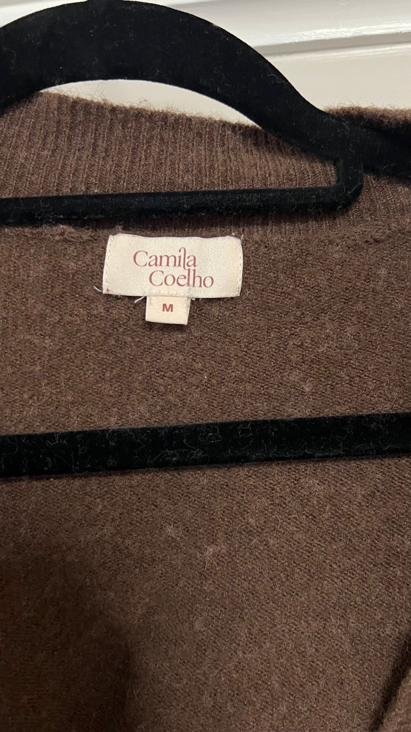 Camila Coelho brown cardigan