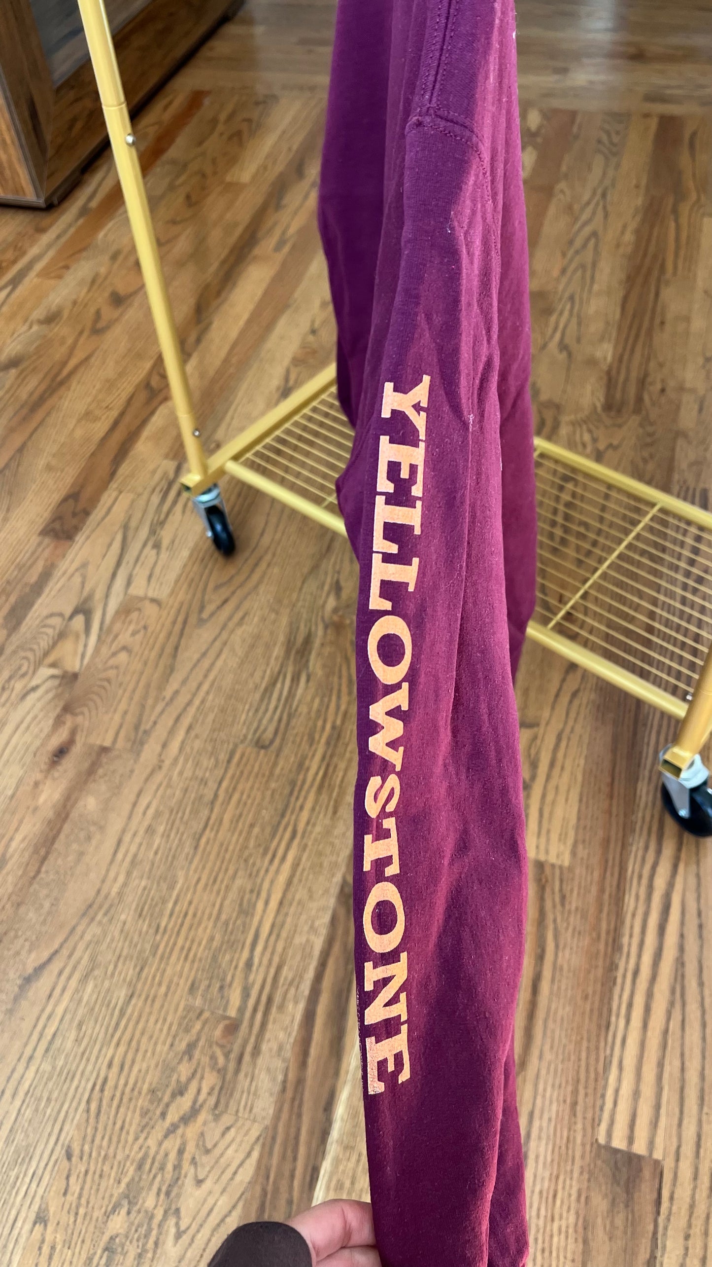 Burgundy Yellowstone Sweatshirt 2XL