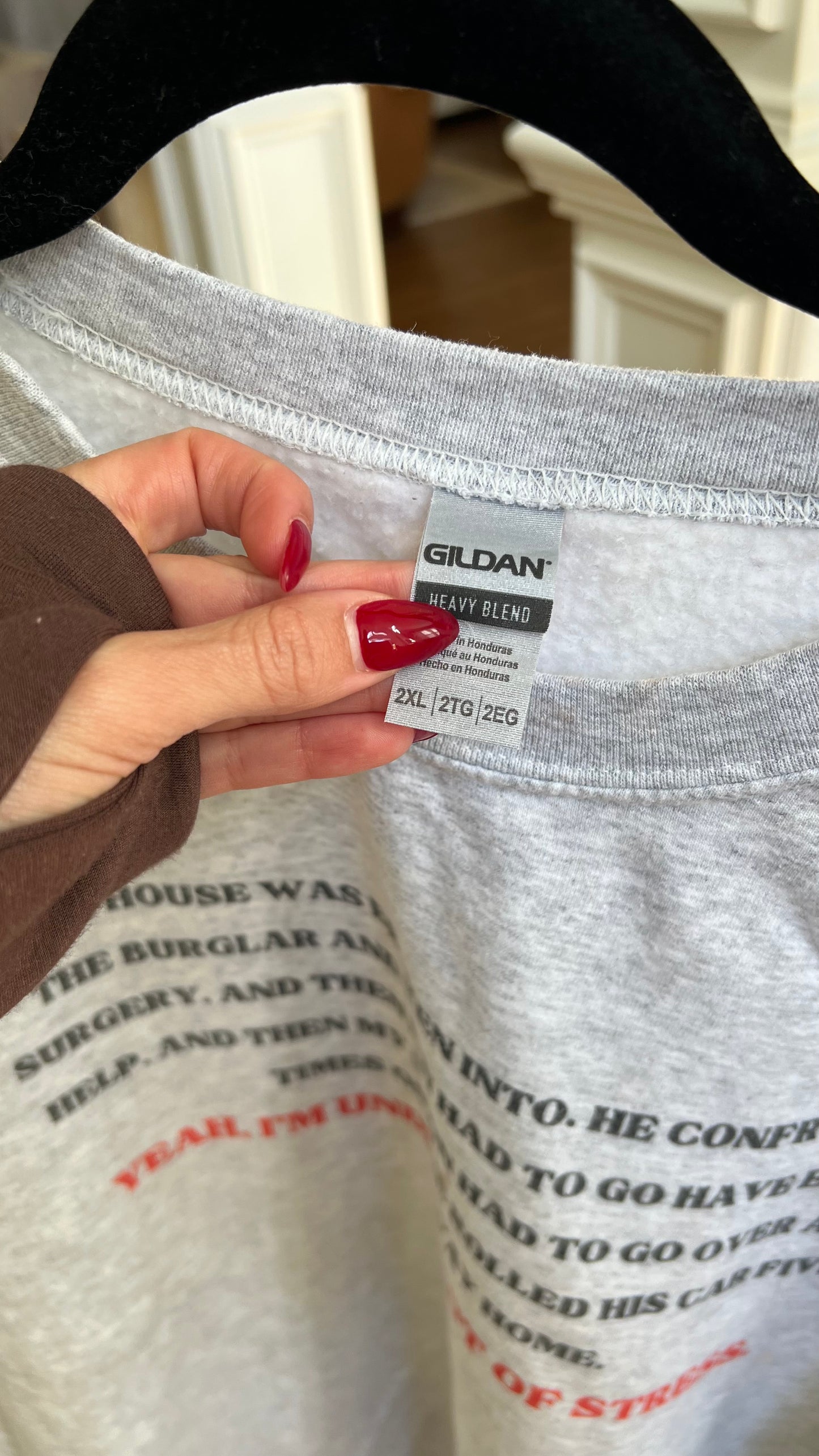 Bravo gray sweatshirt 2XL