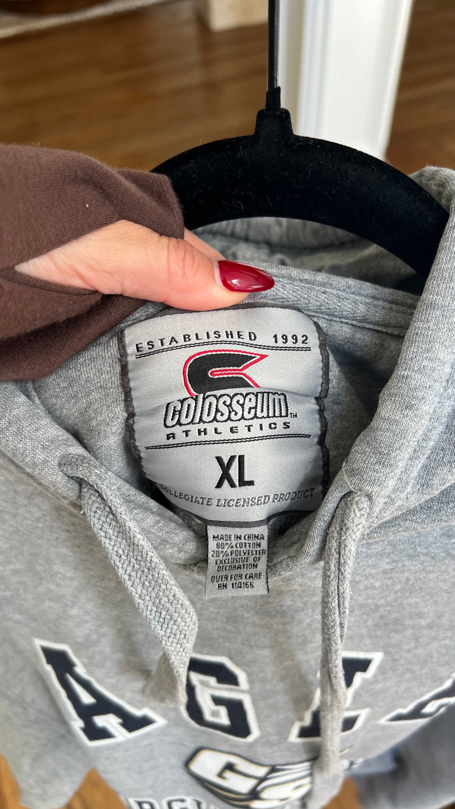 Eagles gray hoodie XL