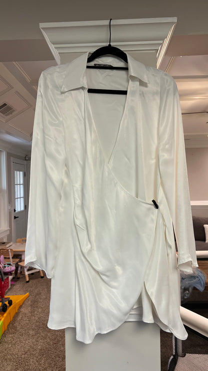 Zara white dress