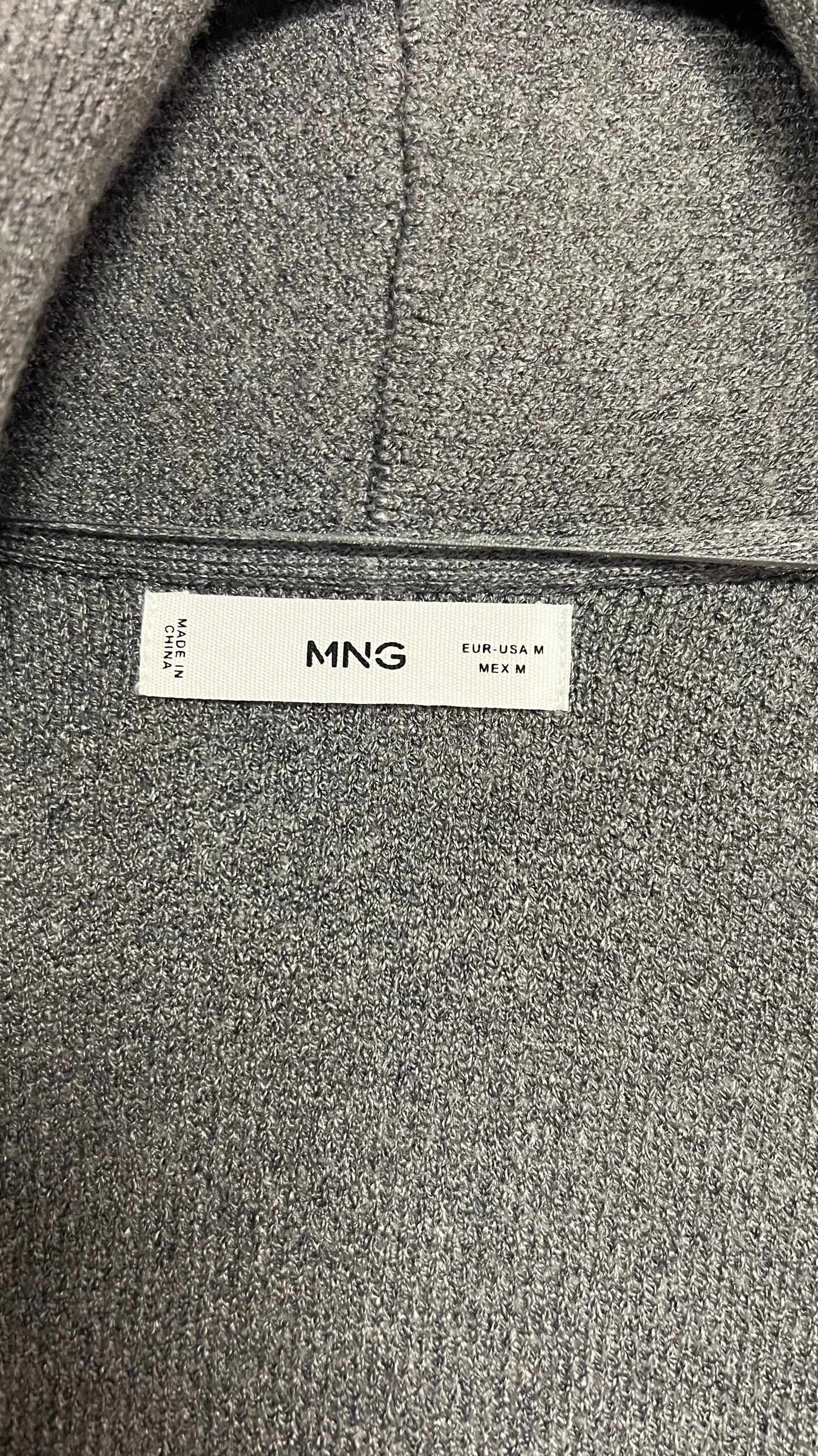 Mango gray long cardigan