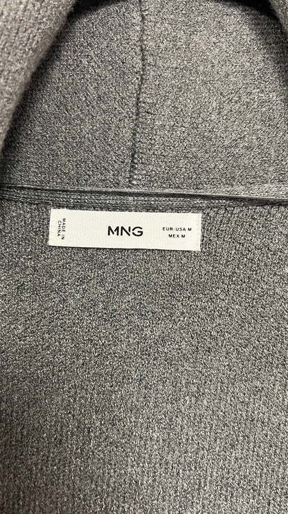 Mango gray long cardigan