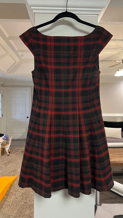 Mini plaid dress