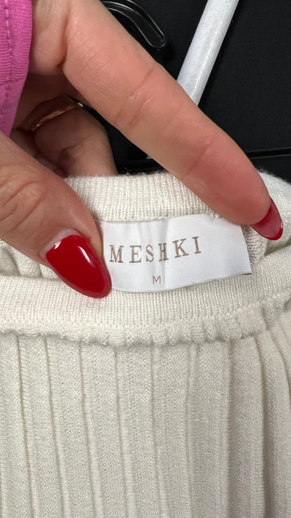 Meshki midi white skirt
