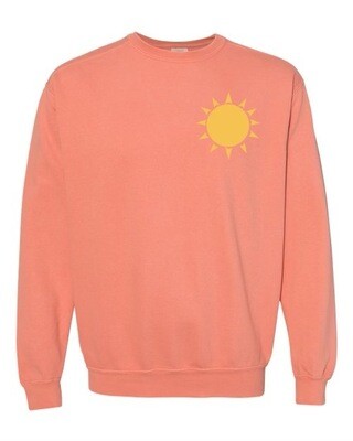 Good Morning to You Peach Sweatshirt