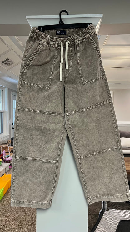 Gap high rise wide leg brown jean