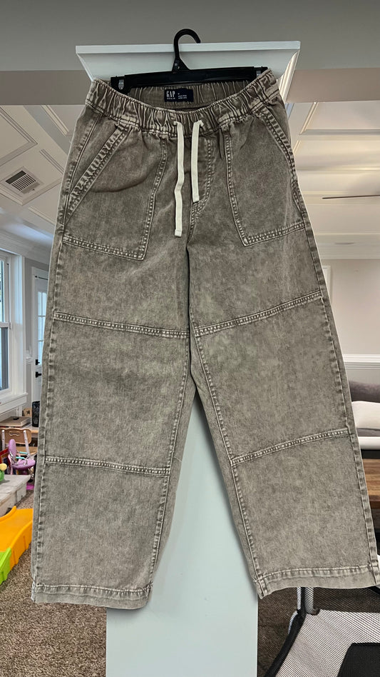 Gap high rise wide leg brown jean