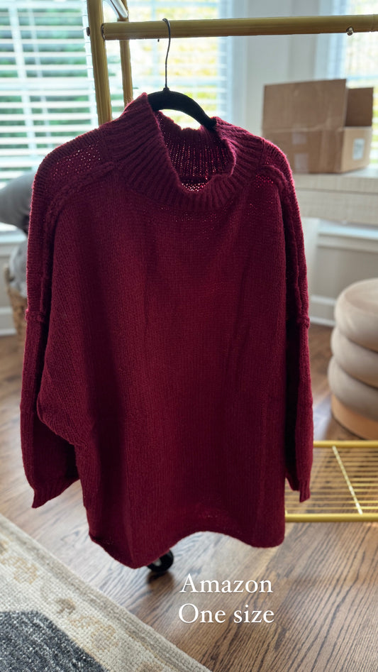 Amazon sweater - never worn- one size