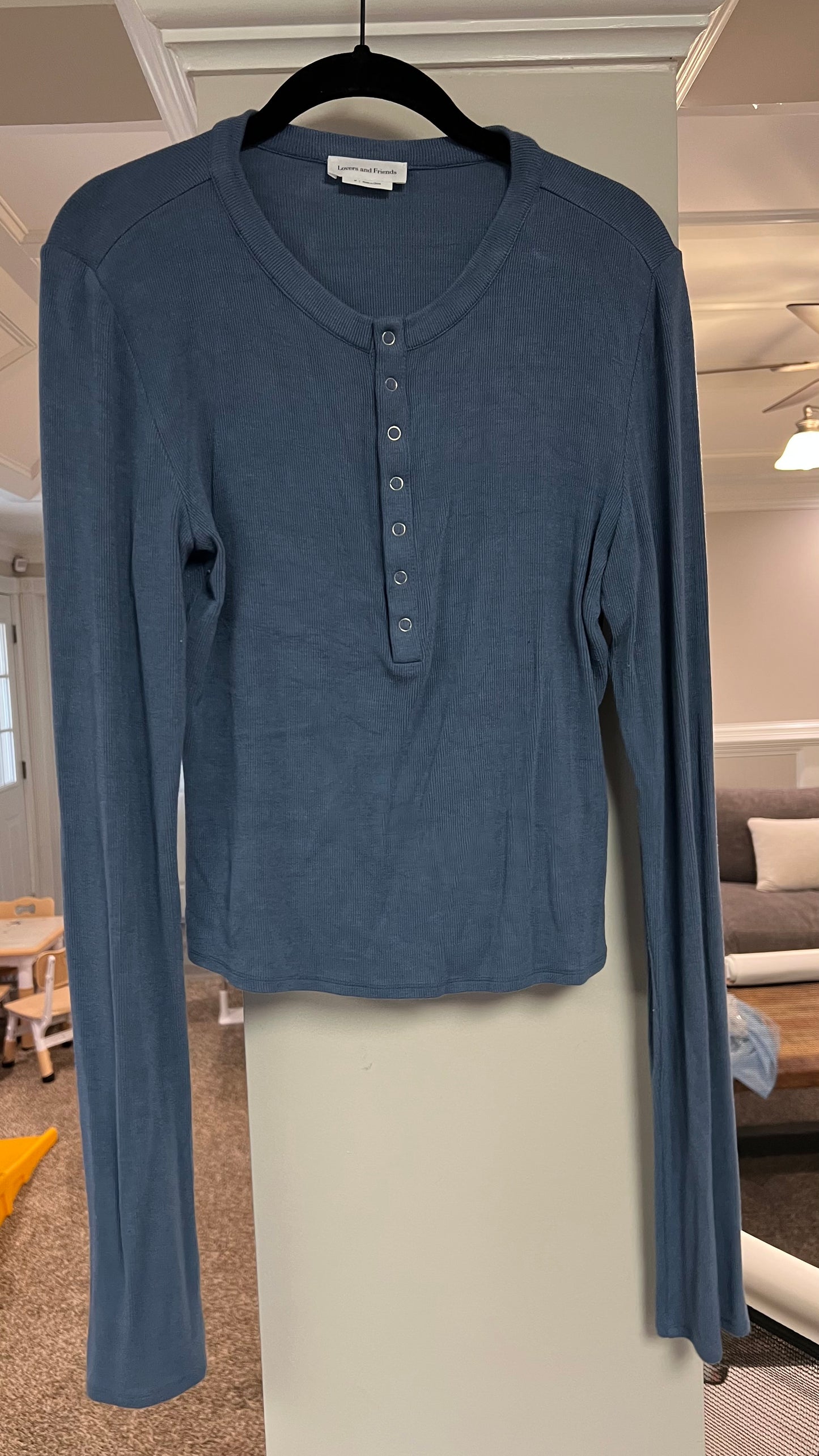 Lovers and friends blue top