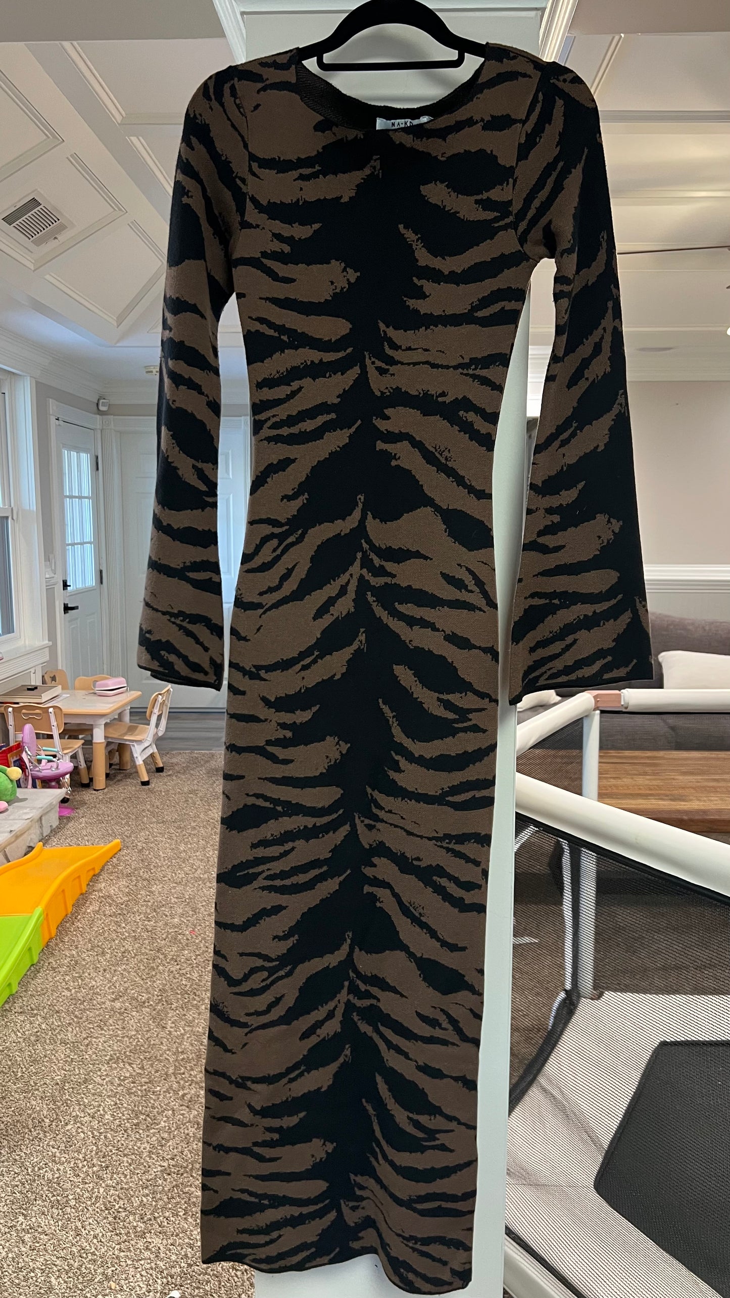 Nakd brown and black dress