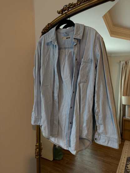 Topshop denim shirt size 6
