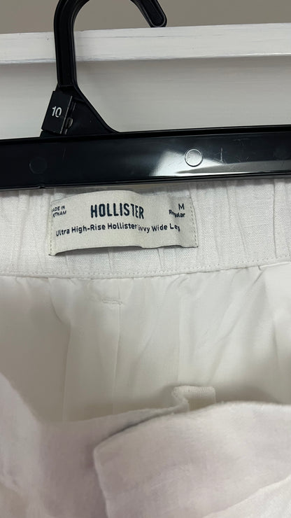 Hollister ultra high white pants
