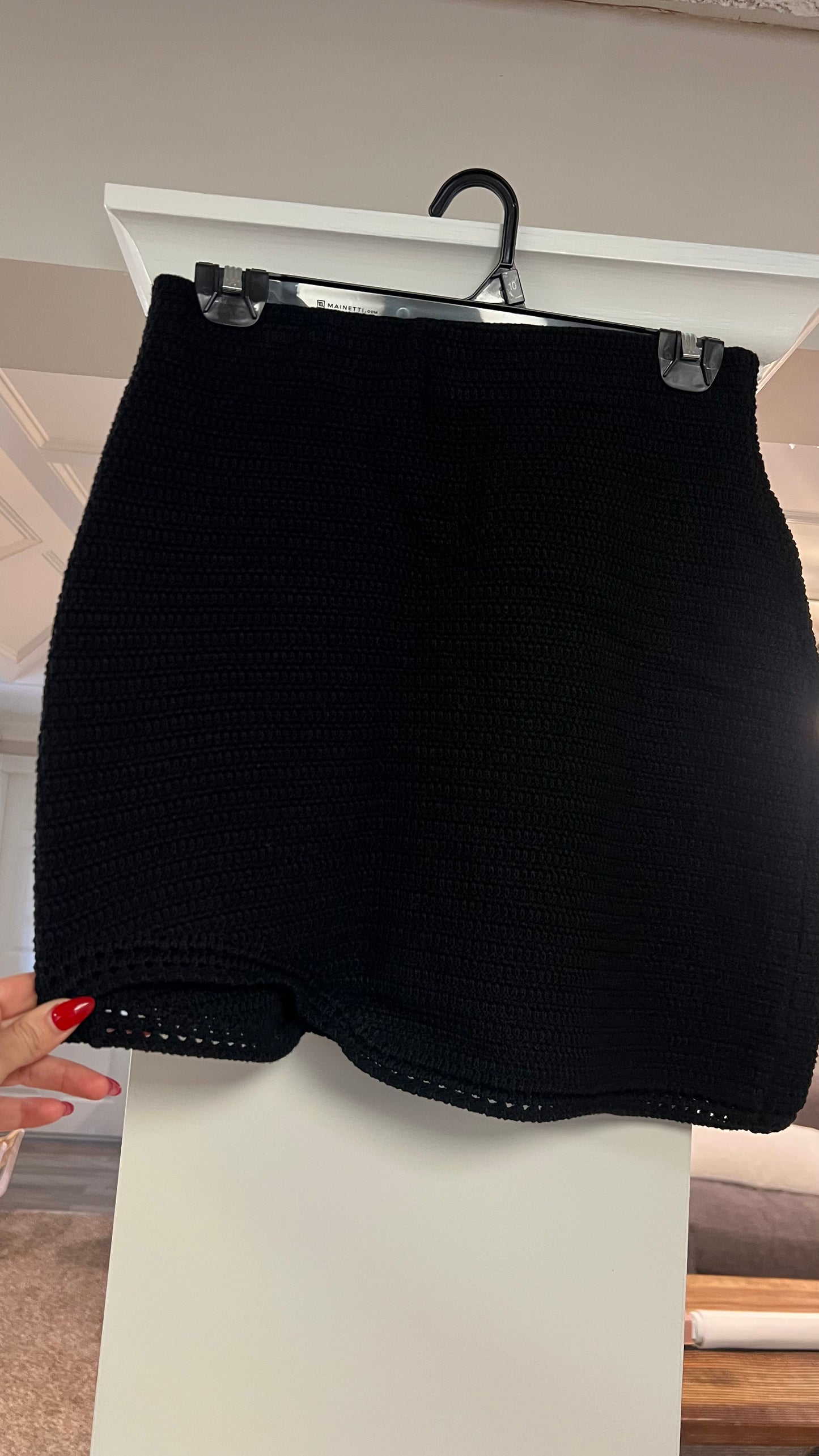 Zara black skirt set