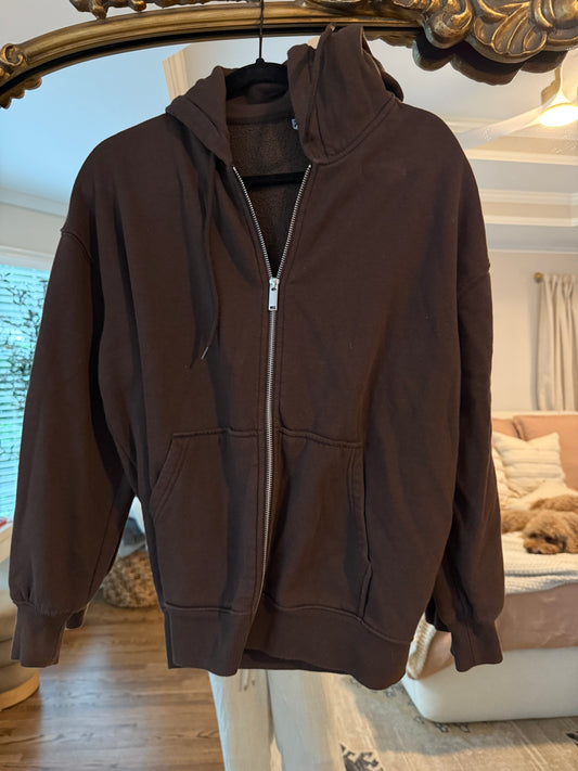 Zip up hoodie size medium