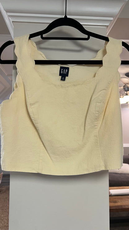 Gap butter yellow skirt set