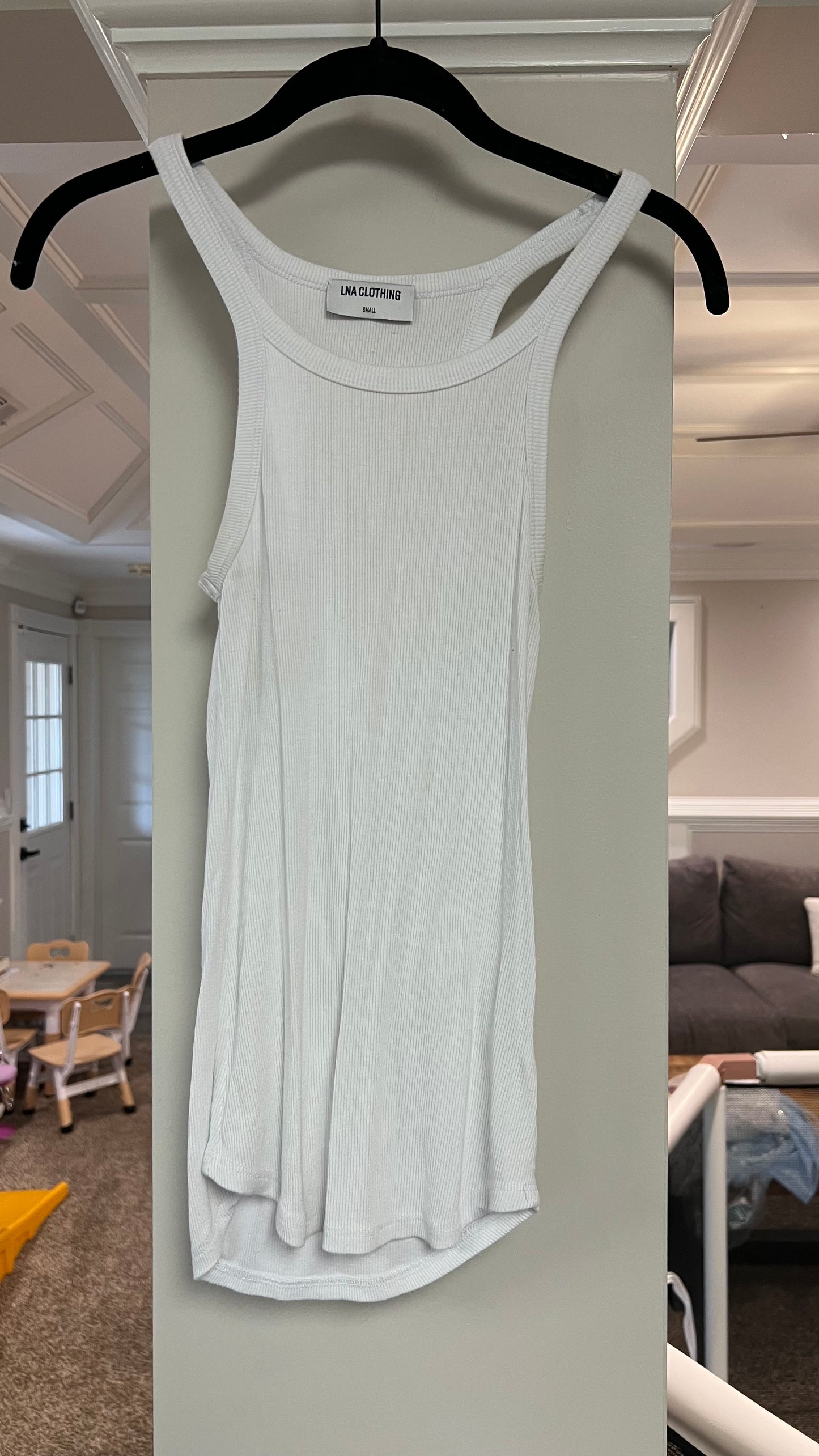 White tank top