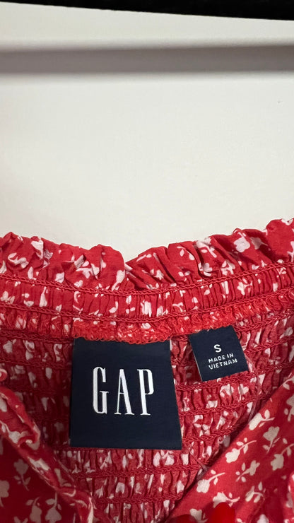 Gap flowers red dress