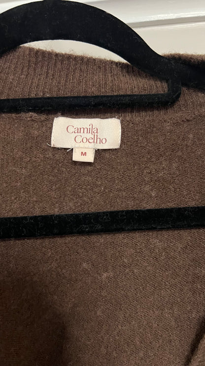 Camila Coelho brown cardigan