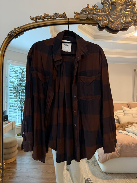Flannel size m