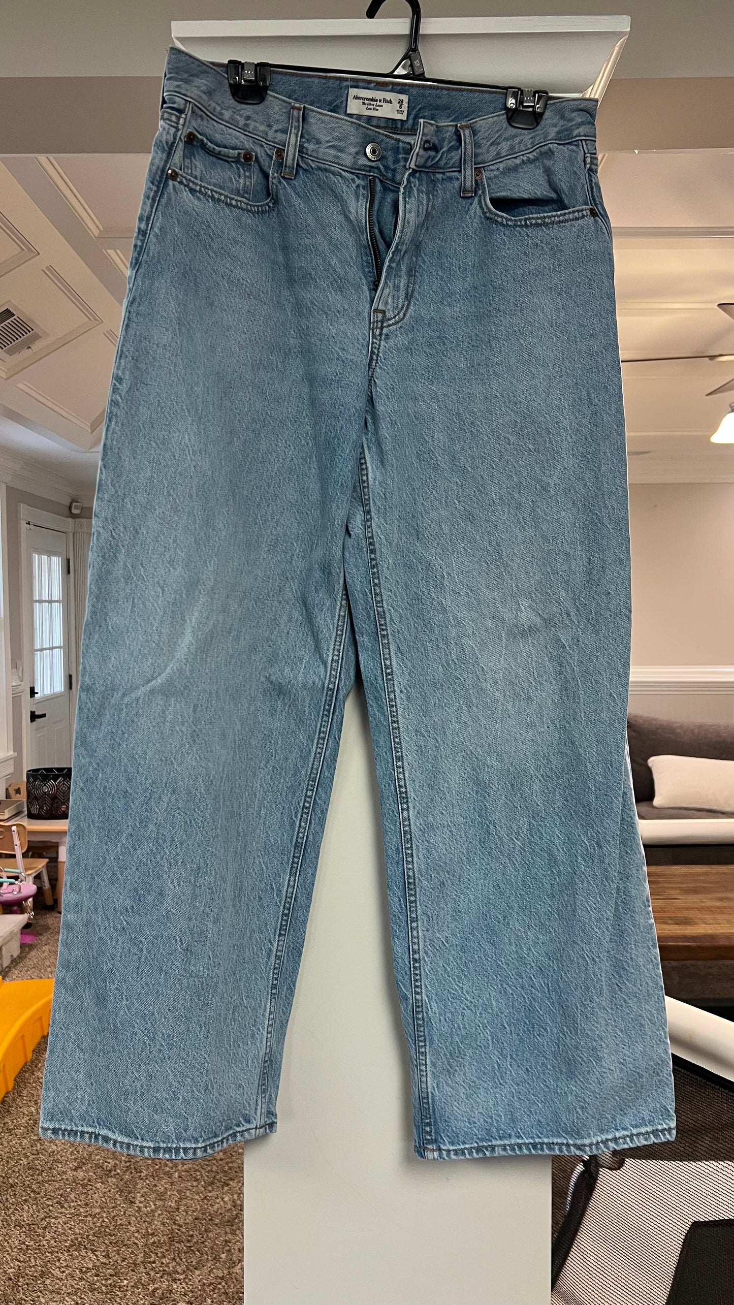 Abercrombie & fitch low rise jeans