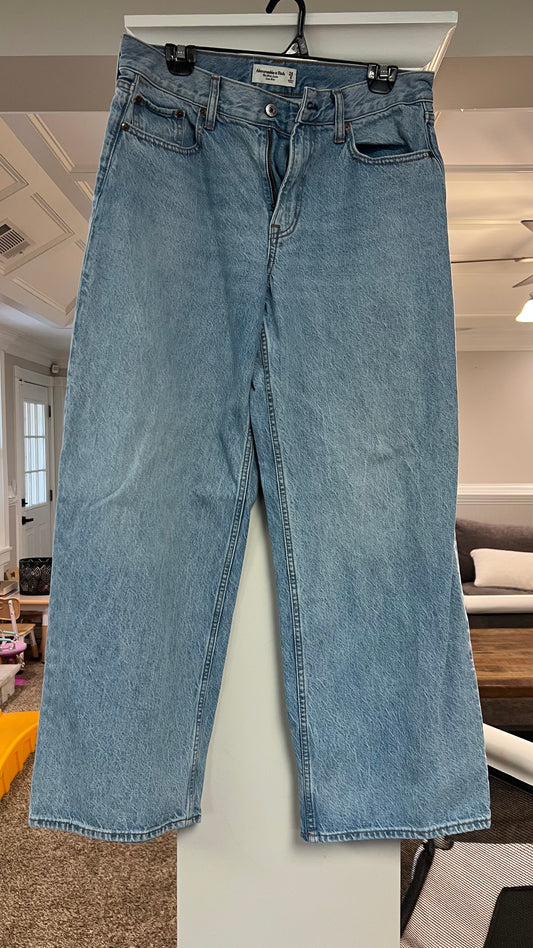 Abercrombie & fitch low rise jeans