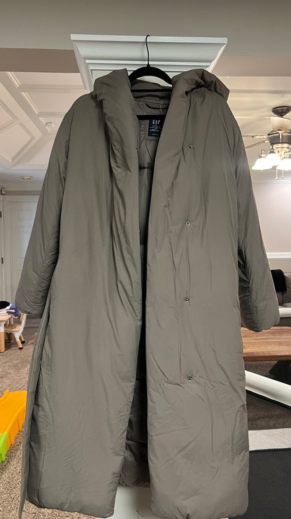 Long puffer coat GAP