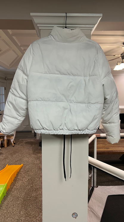 White puffer jacket H&M