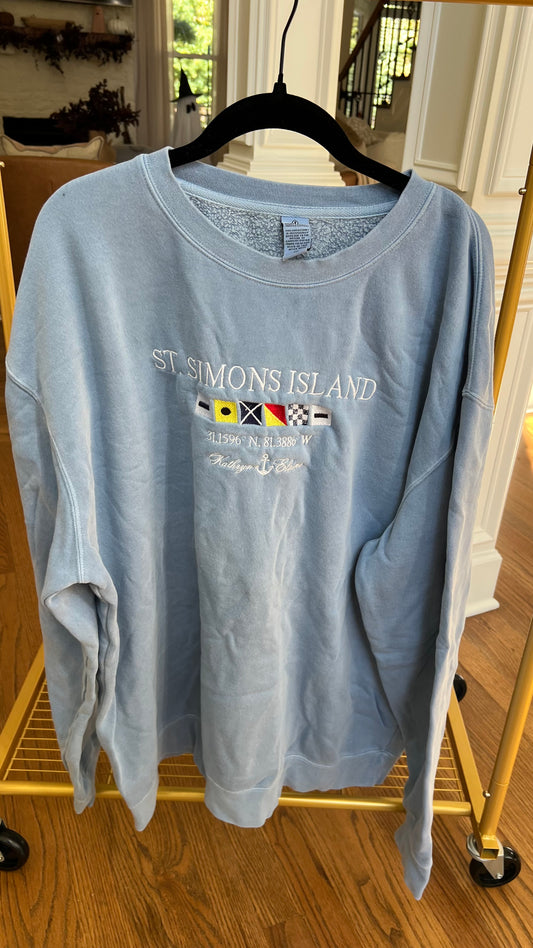 St. Simons Island Sweatshirt 2XL