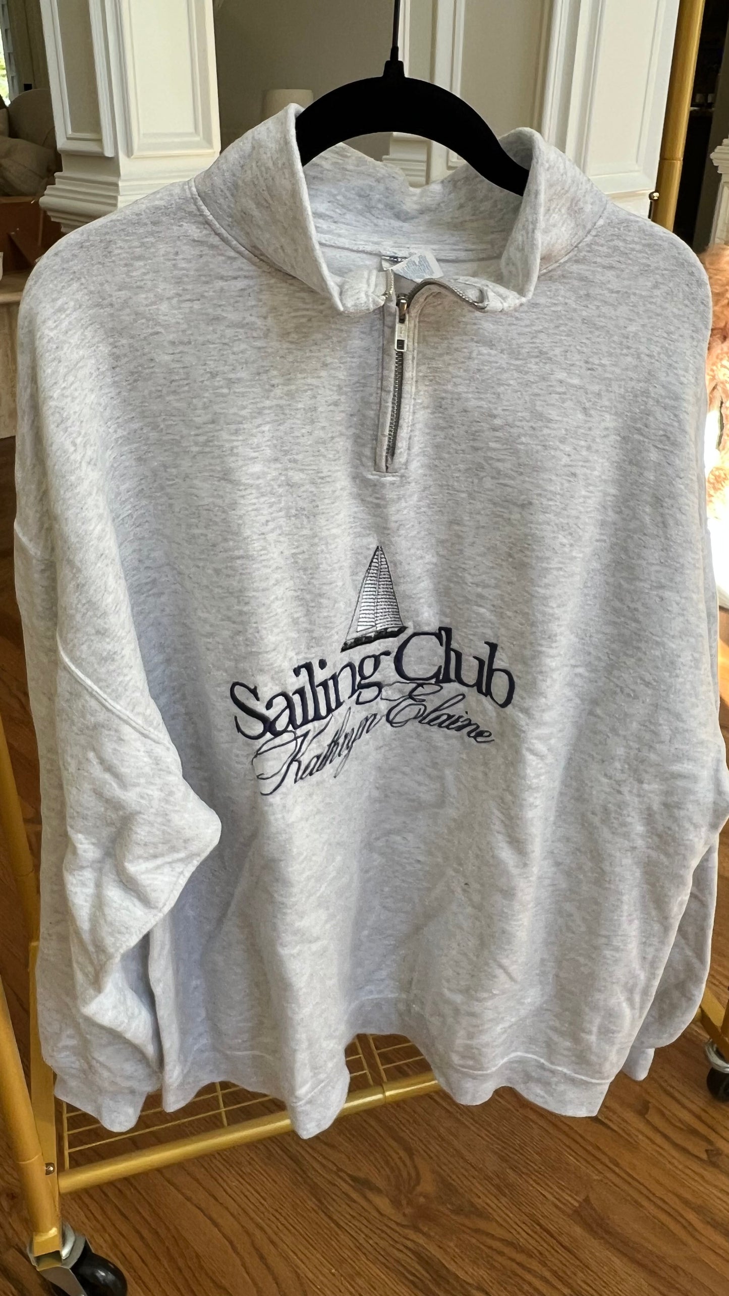 Sailing Club gray sweatshirt 2XL